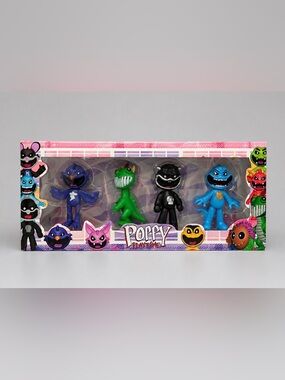 Poppy Playtime Figure Set – 4 Piece Character Collection Toy Set – Brand New